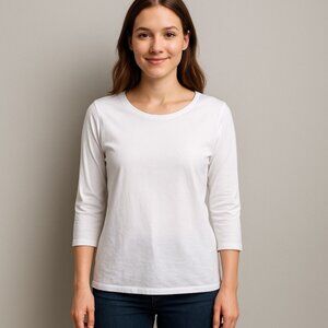 Classic White Women's Top